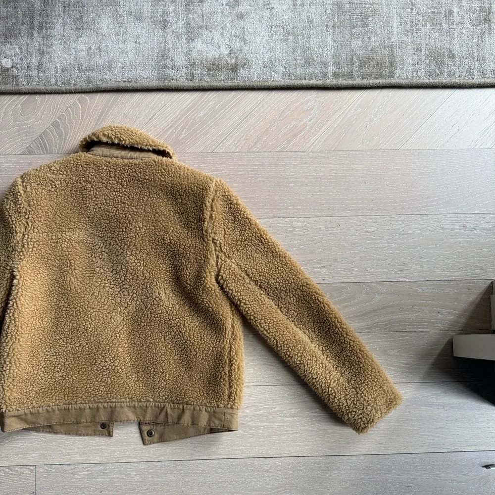 Madewell Brown Sherpa-Lined Jacket - Picture 6 of 8